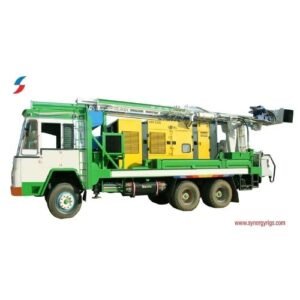 Sensor Mounted Borehole truck and drilling machine