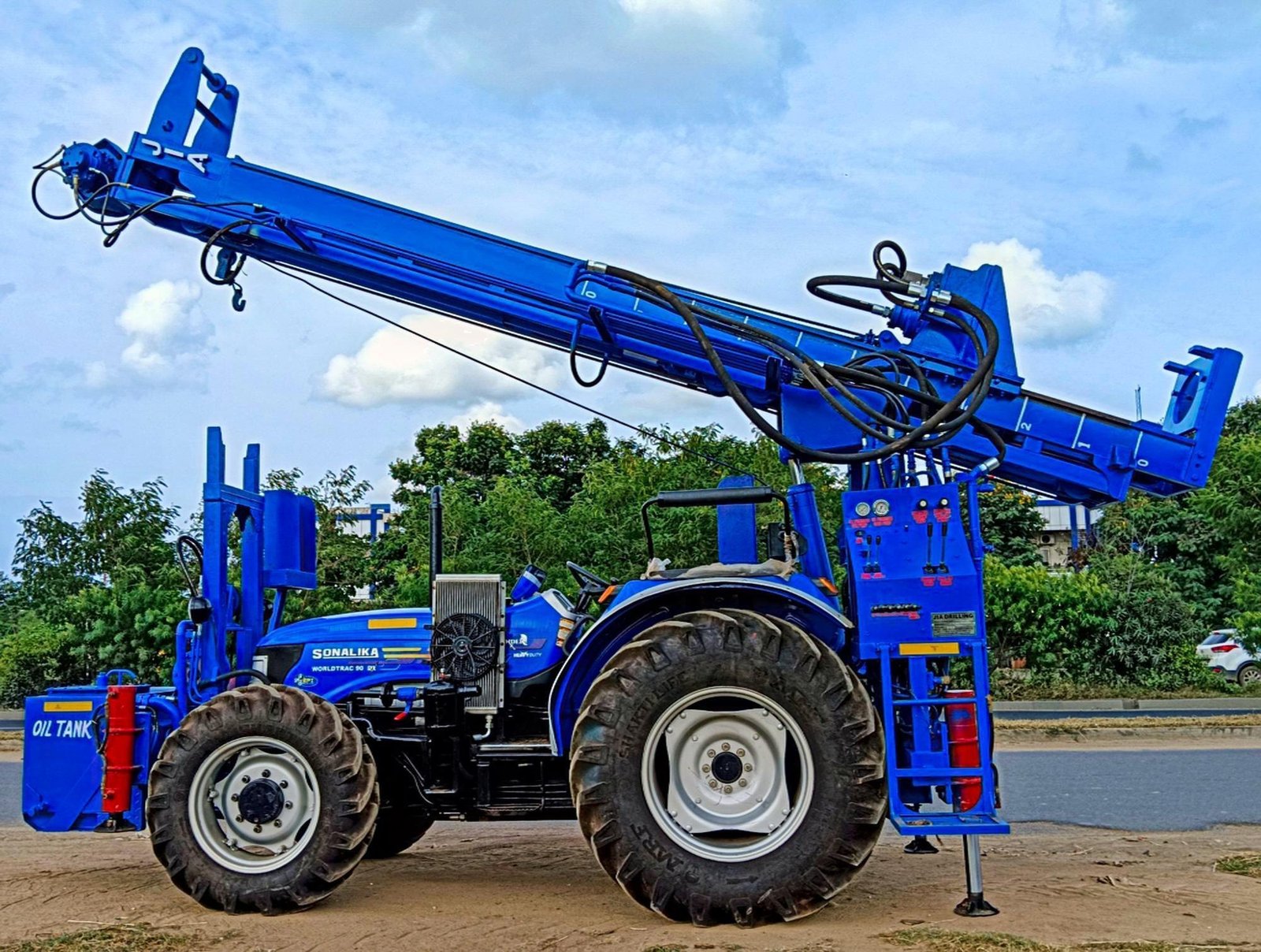 Tractor Mounted Drilling Rig
